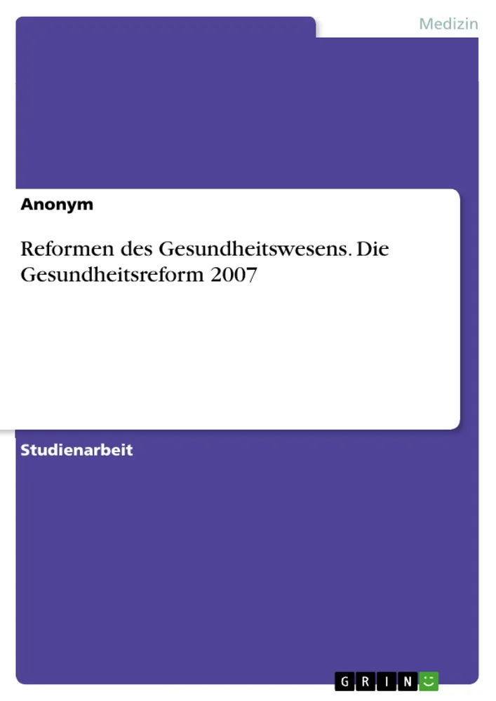 gesundheitsreform — DE news