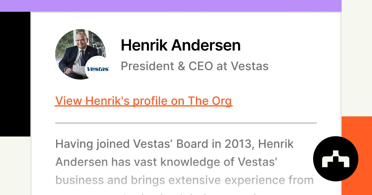 henrik andersen — DE news